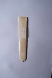 Bone Folder Katlayıcı Kağıt Katlama Aparatı Doğal Gerçek Kemik Mücellit Deri Yapım Malzemesi Model No:2