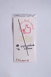 0.80mm Kalınlık X 8.3cm Uzunluk 8 numara  Küt Başlı Elde Mumlu İp Dikiş İğnesi, Saraç İğnesi, Deri Dikiş İğnesi