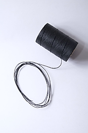 Saf Keten Mumlu Ip 0.6 mm Deri Dikiş Saraç Takı Tasarım Ipi 150 Metre