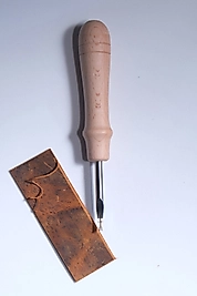 0,8 mm Sivri Uç Deri Kenar Alma Bıçağı linol