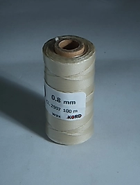 Kord 0.8 Mm 100 Metre Mumlu İp Krem Renk