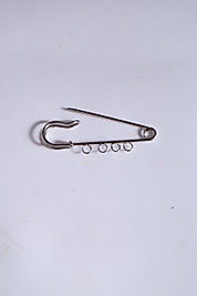 1 Adet 6,5 Cm Iskoç Iğnesi Silver Renk