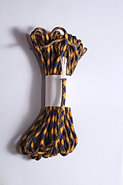 4 Mm 1 Metre Sarı Lacivert Renk Paracord 550 İp Bileklik Çadır Kamp Outdoor İpi