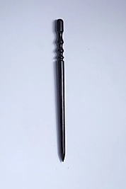 Afrika Ağacı  Ahşap İnce Perdah African Blackwood Granadil (Tam Siyah Renk) Deri Kenar Perdahlama Aleti